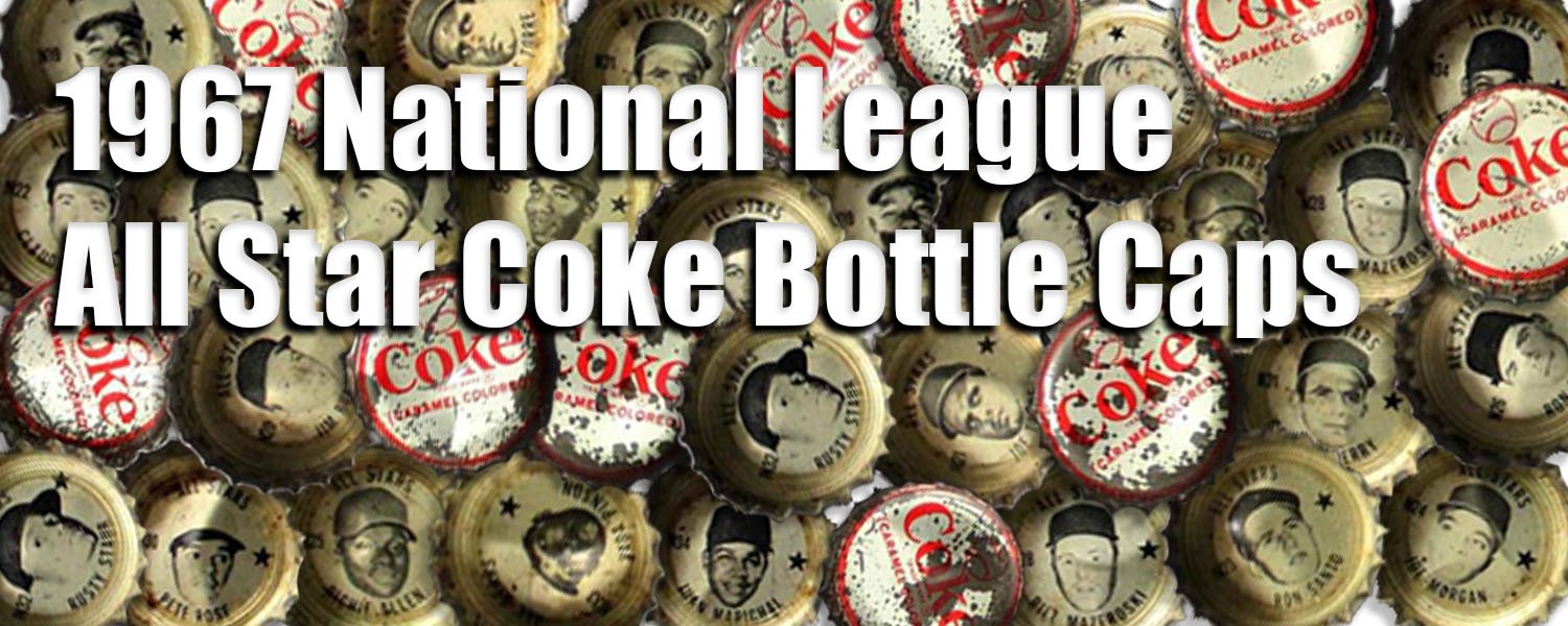 1967 All-Star Coke Bottle Caps 